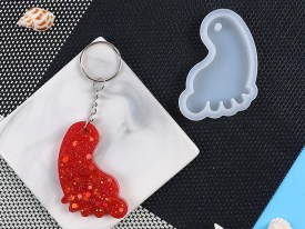 Molde silicona piecito llavero BM3075 (2)